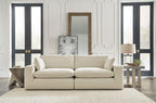 Elyza Beige Cloud Loveseat