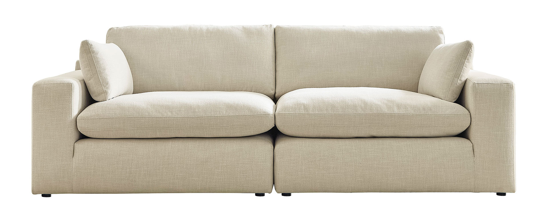 Elyza Beige™ Cloud Loveseat