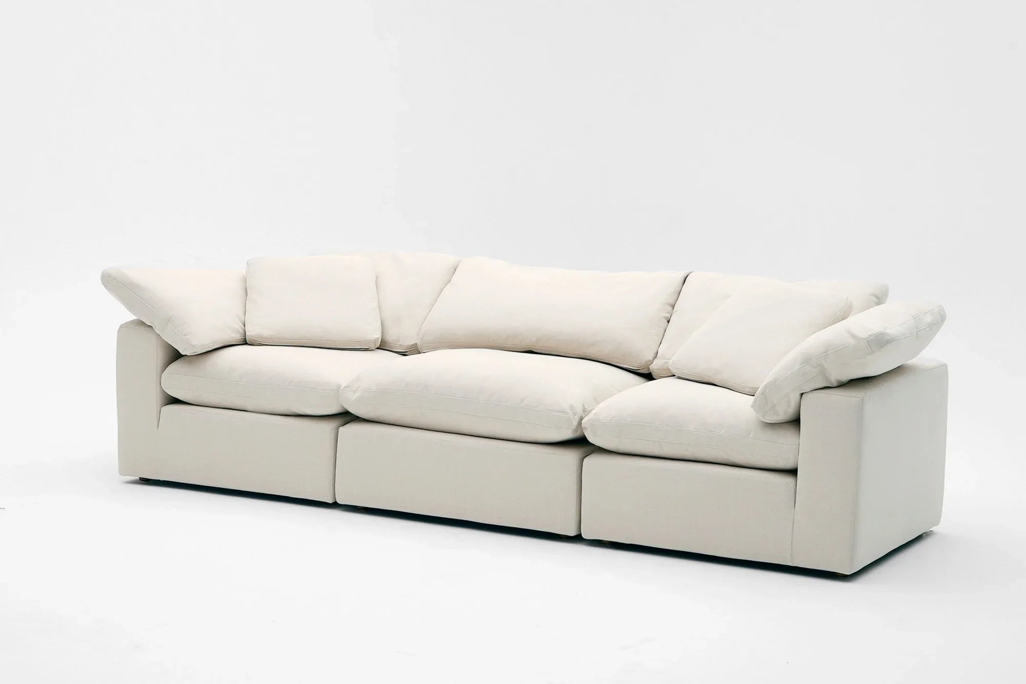 Emily Linen 130 Cloud Modular Couch