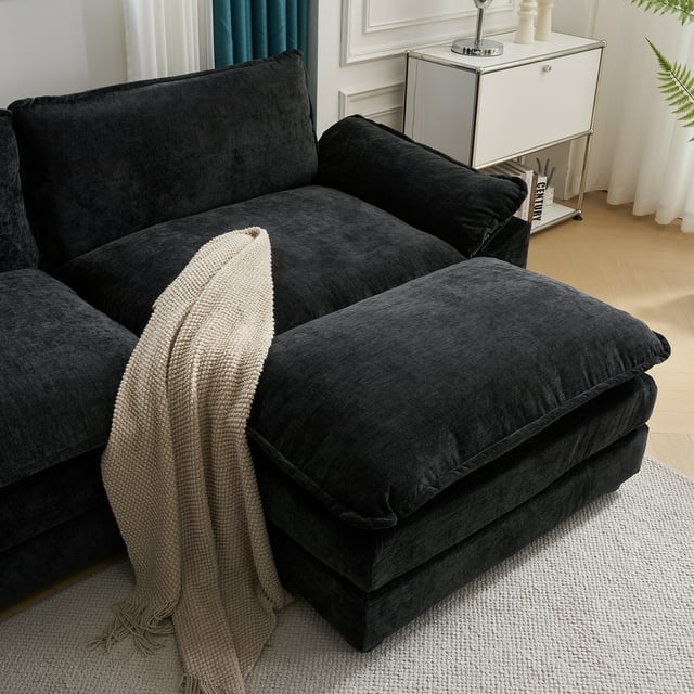 Dream Mellow Double Cushion Sofa Black