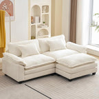 Dream Mellow Chenille Double Cushion Sofa