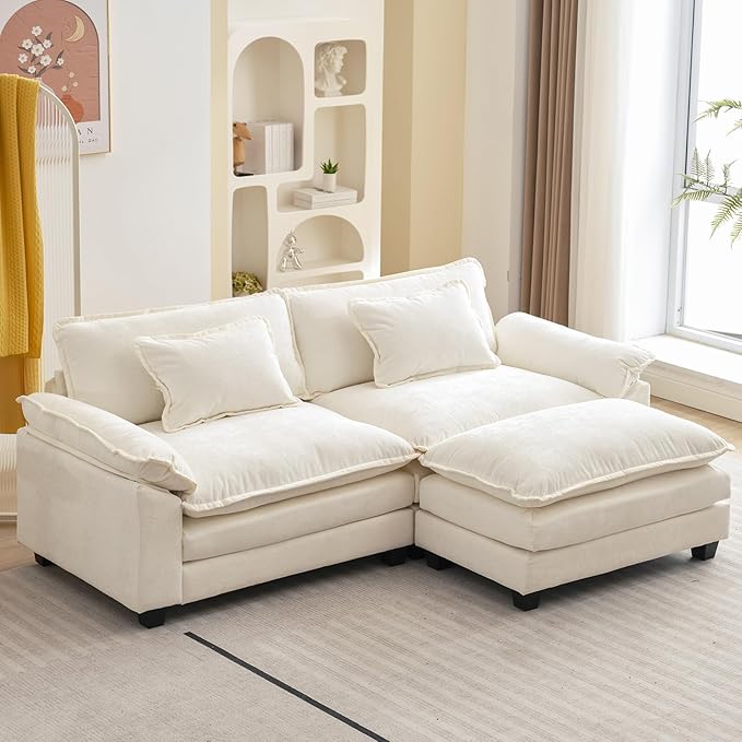 Dream Mellow™ Chenille Double Cushion Sofa