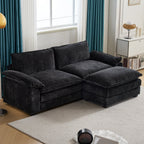Dream Mellow Double Cushion Sofa Black