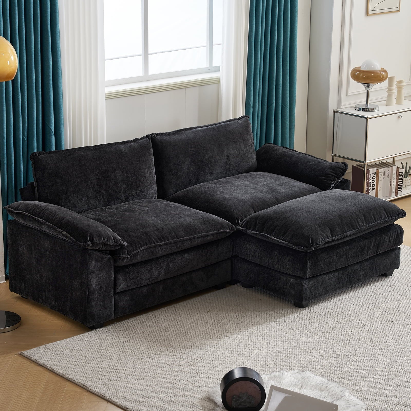 Dream Mellow™ Double Cushion Sofa Black