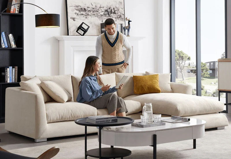 Belle Feather Cloud Couch Sectional