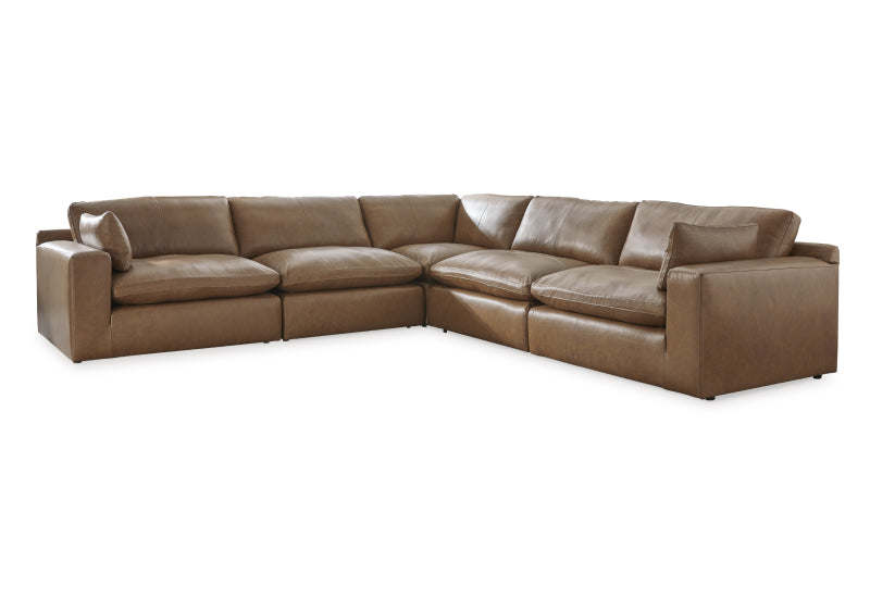 Emilia Leather Cloud Sectional