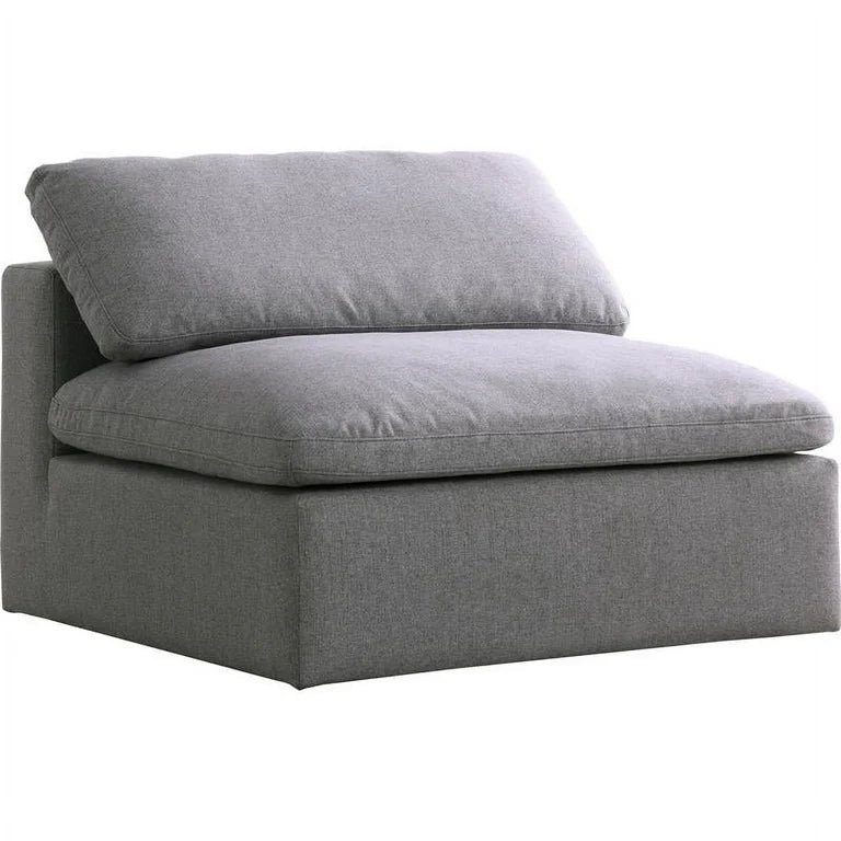 Dream Cloud Couch Down Filled Grey Armless