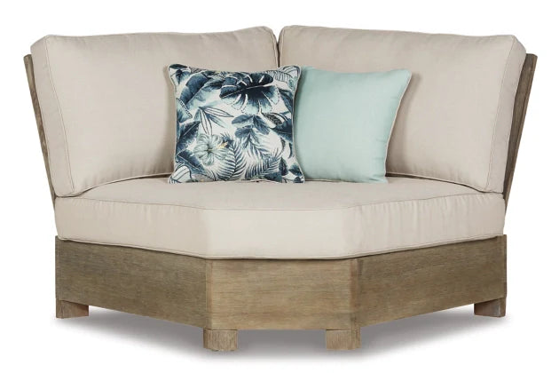 Silo Point 3-Piece Outdoor Sectional with Coffee Table and End Table