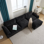 Dream Mellow Double Cushion Sofa Black