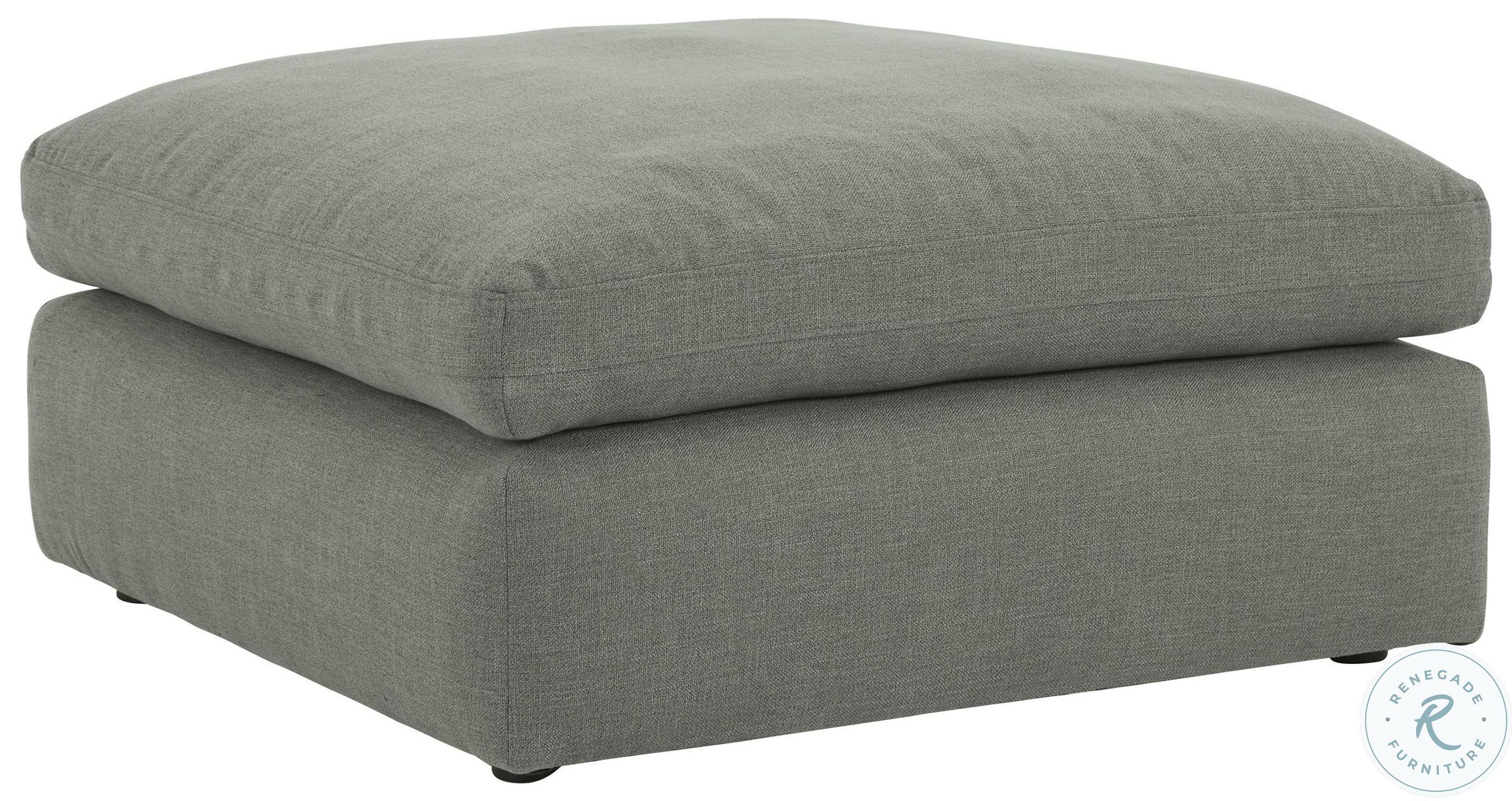 Elyza Smoke Oversized Ottoman