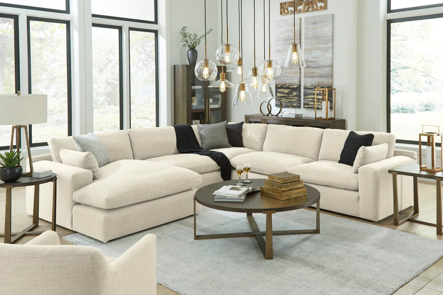 Elyza Beige™ Cloud Sectional