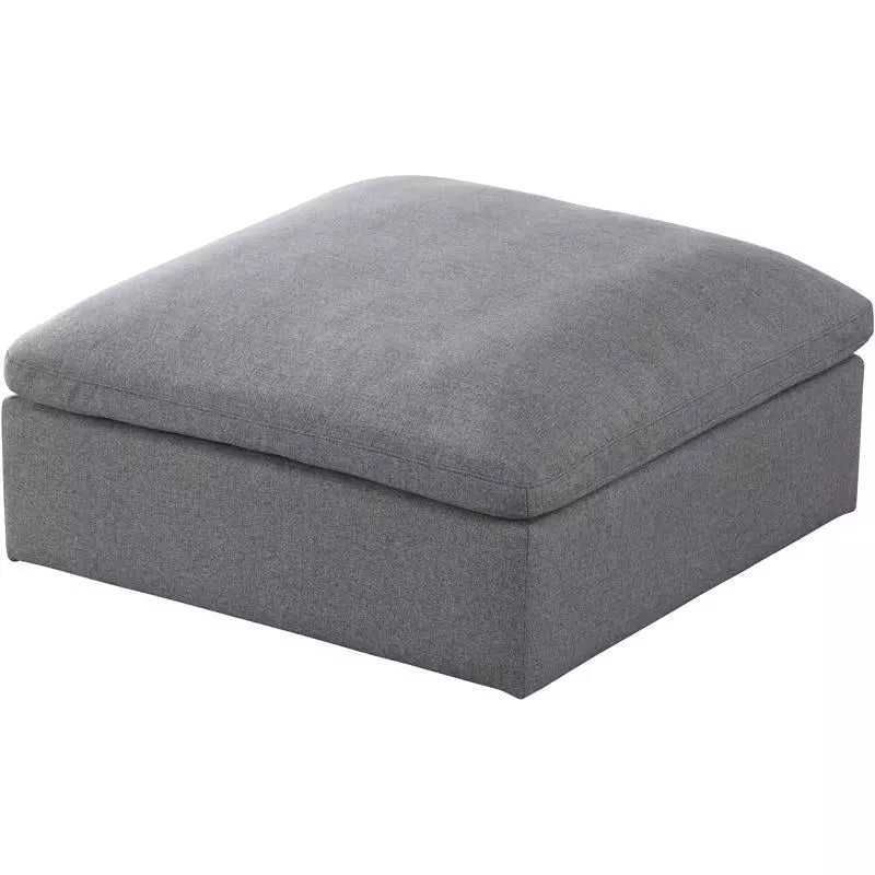 Dream Cloud Couch Down Filled Grey Ottoman